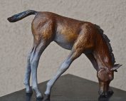 Watching me - horse sculpture