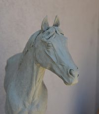 the making of lantinus bronze horse sculpture