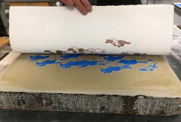 making of a lithograph
