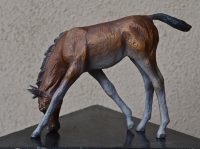 bronze horse sculpture watch me