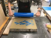 making of a lithograph print
